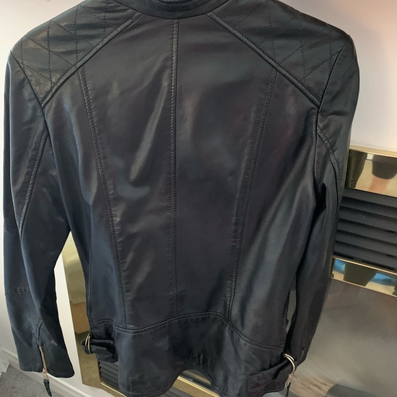 Danier Black Leather Jacket, size Small - Picture 4 of 4